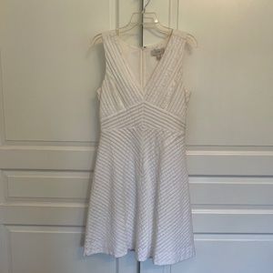 J. Crew White A-Line Dress